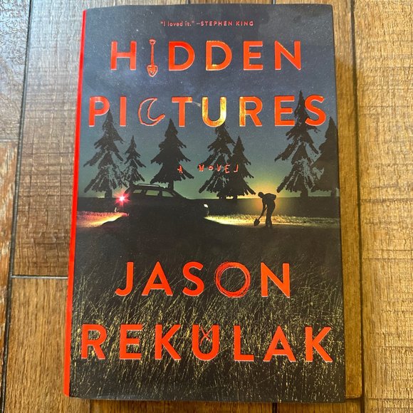 HIDDEN PICTURES hard Back Book JASON REKULAK Mystery Crime - Picture 1 of 2